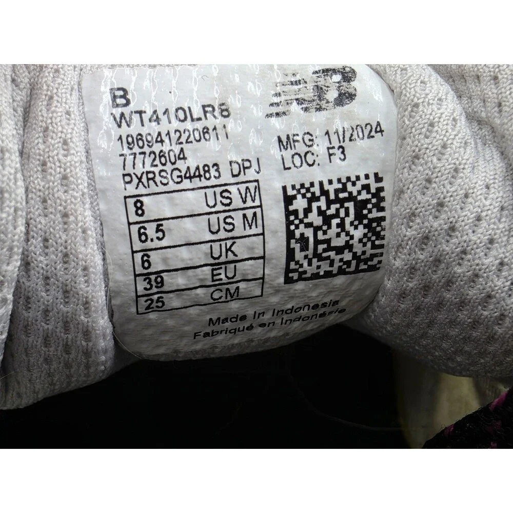 New Balance T410 V8 Womens Size 8 Gray Purple Trail Running Shoes Sneakers